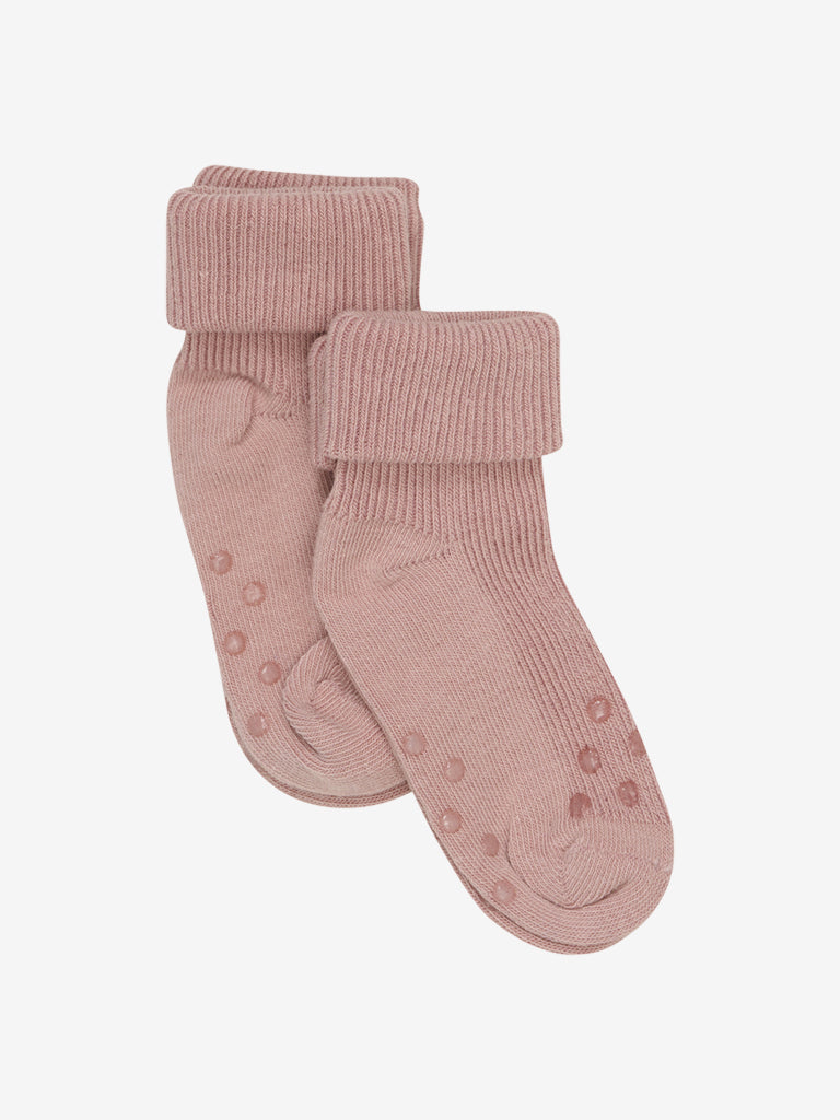 Baby Rib Sock M. Abs (2 Pack)   Rose Cloud   15 18 fra Minymo