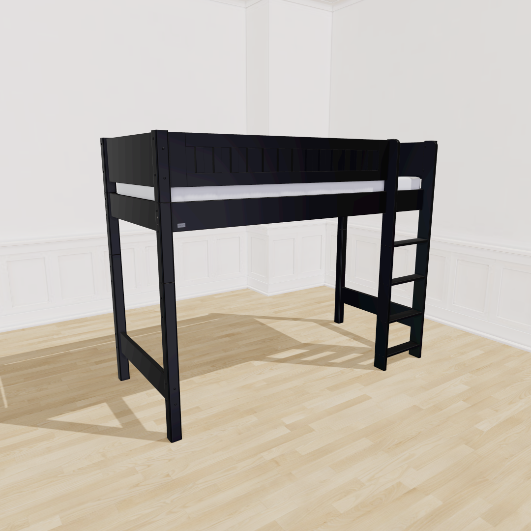 Manis H Ask Mellemhøj Seng 90x200   Black fra Manis-h