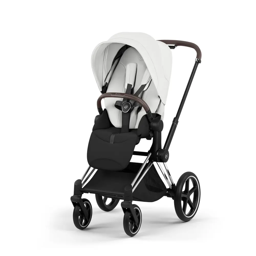 Priam Klapvogn   Style   Off White Chrome Brown fra Cybex