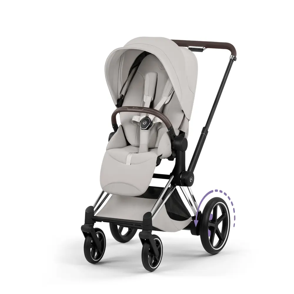 E Priam Klapvogn   Style   City Grey Chrome Brown fra Cybex