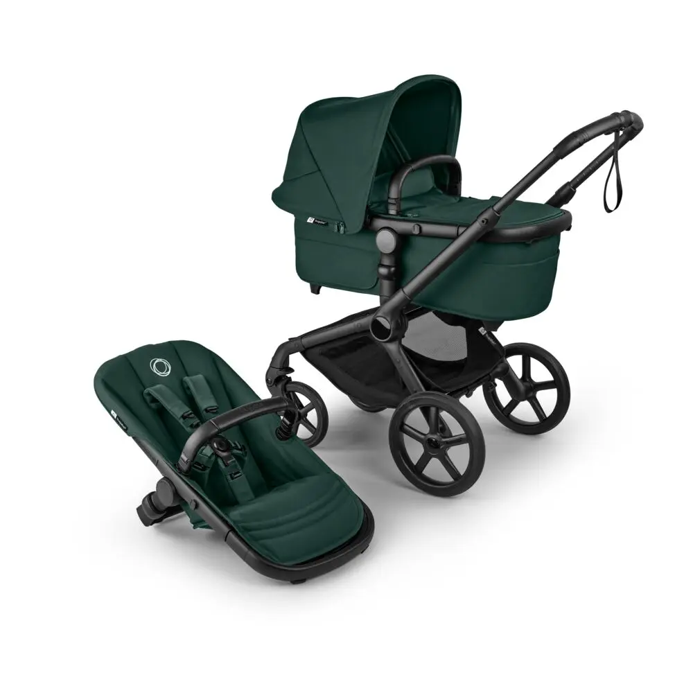 Fox 5 Renew Complete Kombivogn   Black Fern Green fra Bugaboo