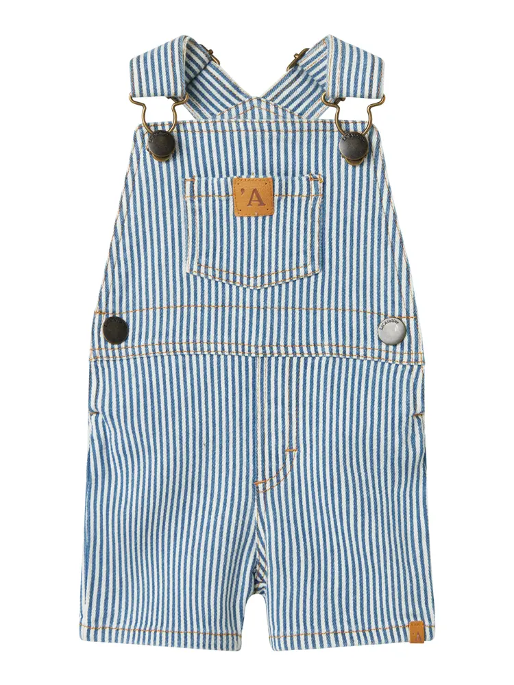 Halfdan Shorts Overall   Zen Blue   86 fra Lil' Atelier
