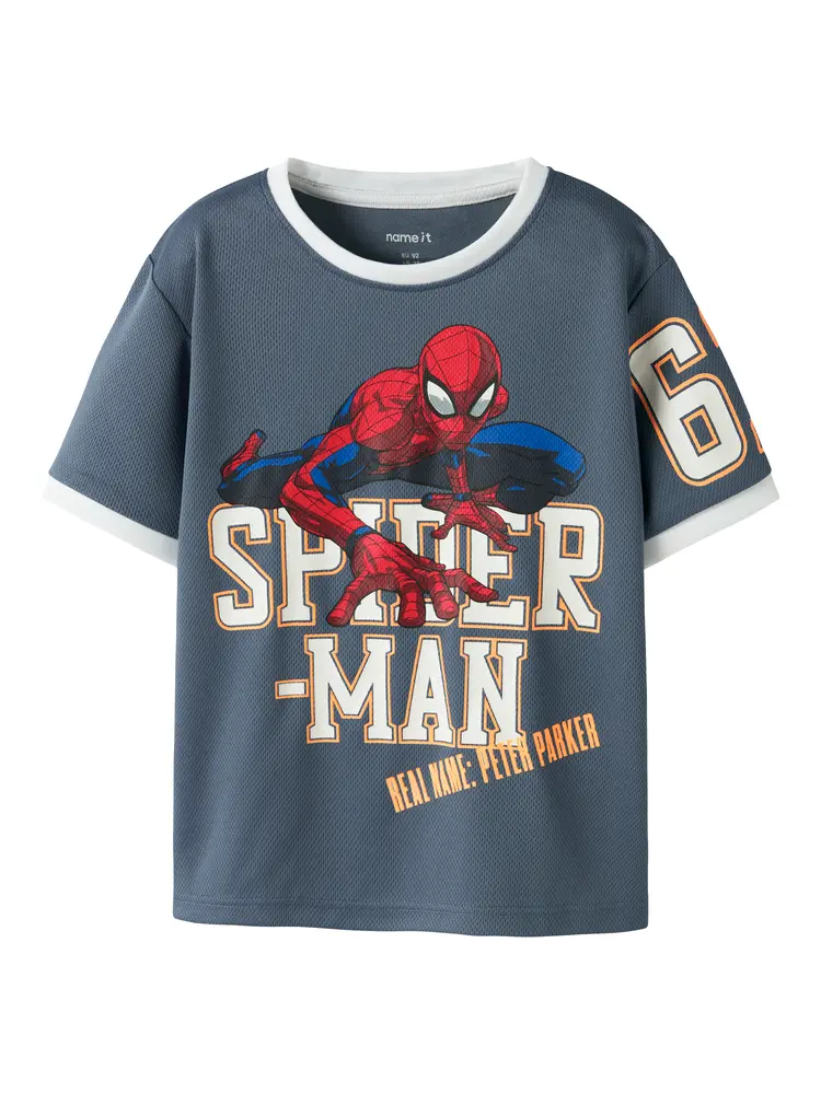 Anri Spiderman T Shirt   Vintage Indigo   92 fra Name It