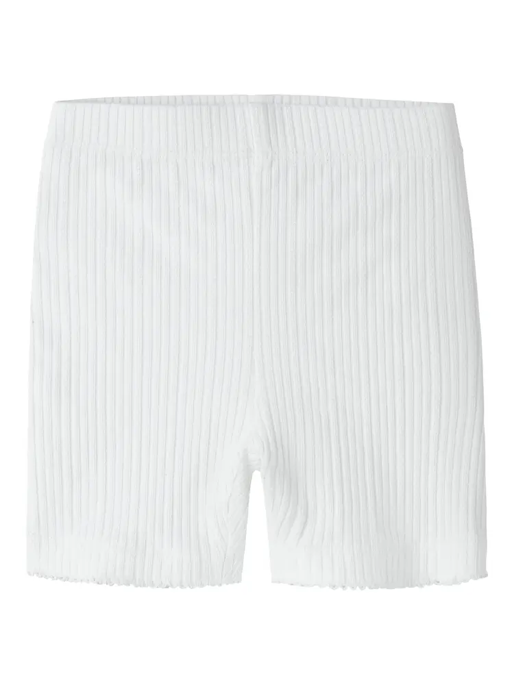 Judy Slim Shorts   Bright White   92 fra Name It
