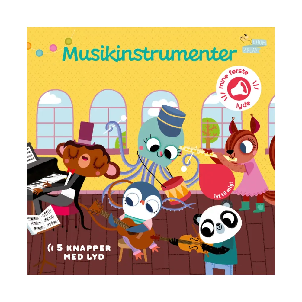 Pegebog Med Lyd   Musikinstrumenter fra Room2play