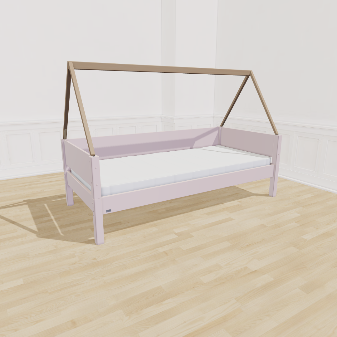 Manish H Saga Børneseng 90x160   Natural Rose fra Manis-h