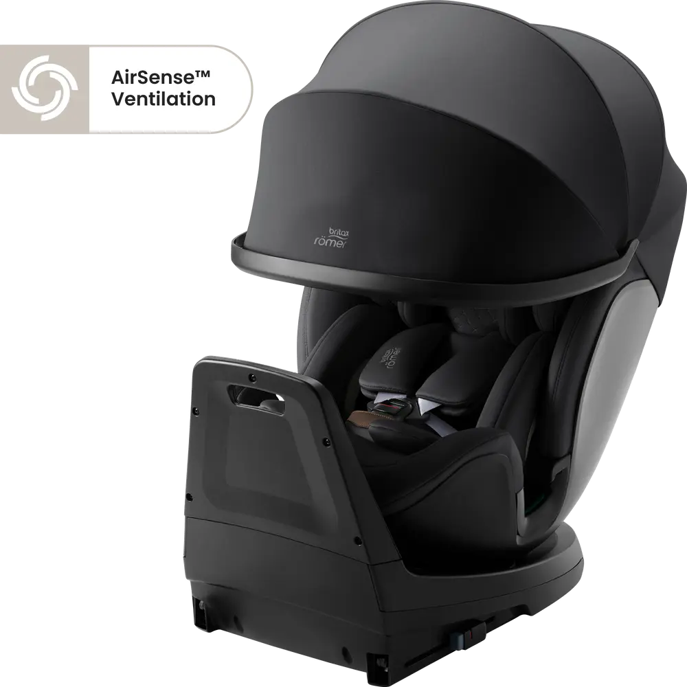 Swivel Grow Max Air Autostol Lux Onxy Black fra Britax Römer