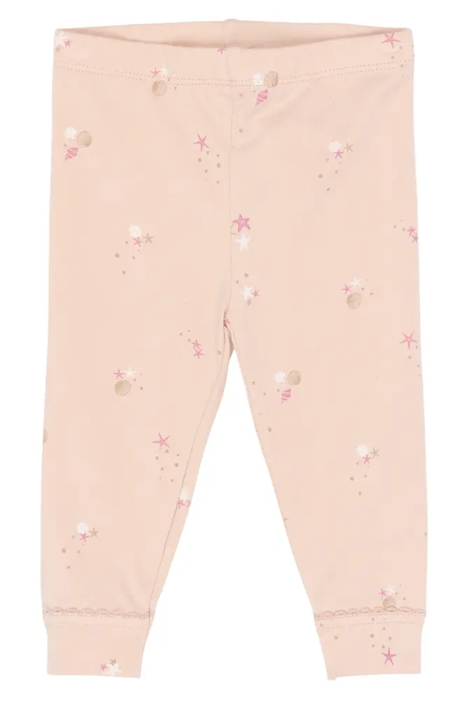 Tova Leggings   Peach Whip Aop   62 fra The New Siblings