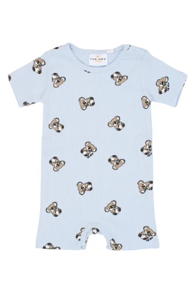 Topper Rib Heldragt   Heather Aop   56 fra The New Siblings