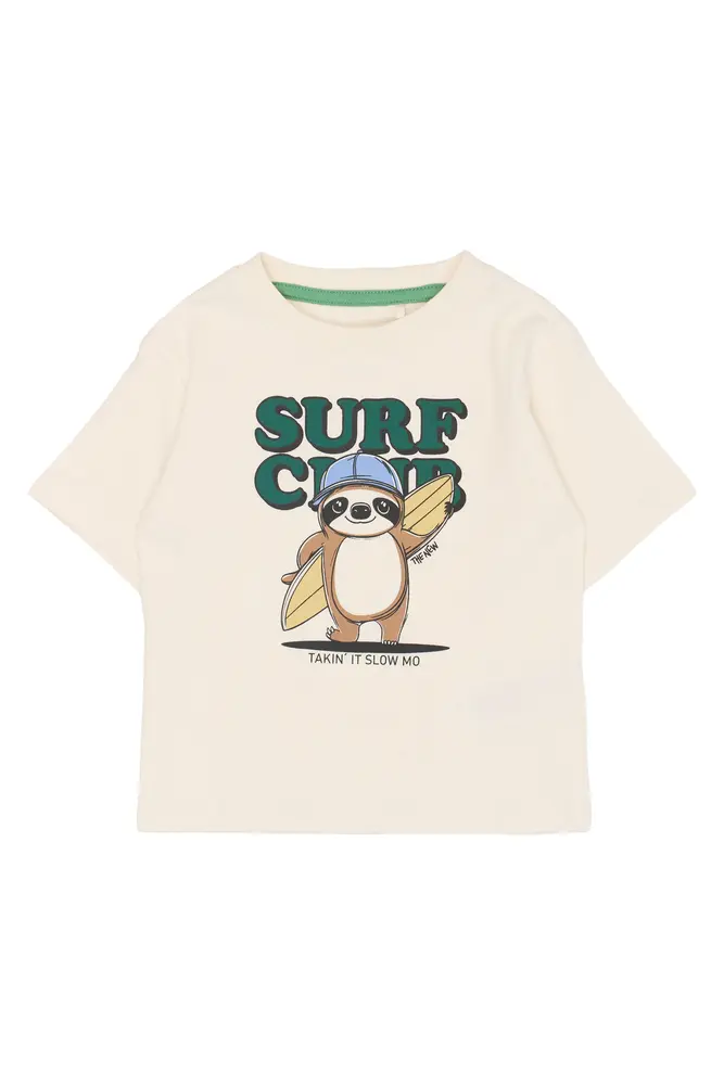 Tobias T Shirt Gardenia 110 fra The New Siblings