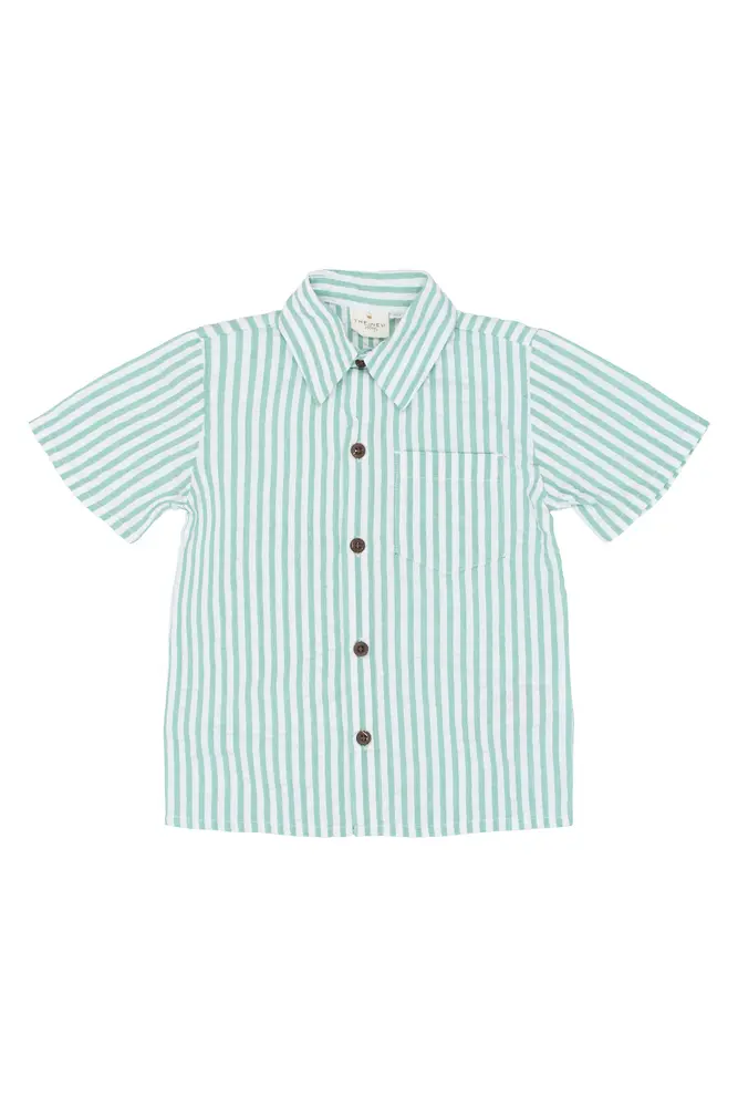 Tate Skjorte Créme De Menthe Striped 92 fra The New Siblings