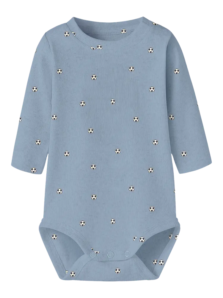 Haball Langærmet Body Ashley Blue 80 fra Name It