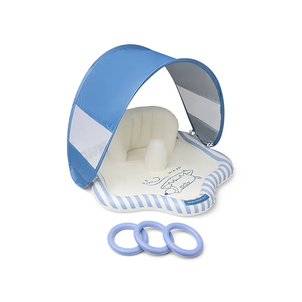 Baby Plaskestol Med Skygge   Surfer fra Swim Essentials