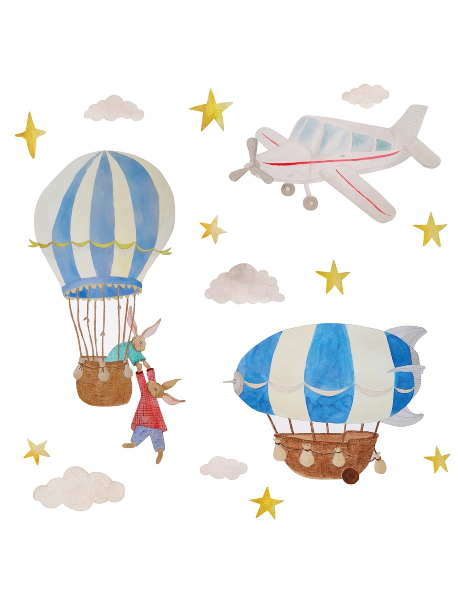 That's Mine   Wallsticker Flyvende Eventyr   Multi fra That's Mine