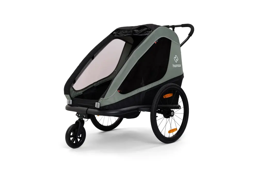 Traveller Cykelvogn Khaki Green fra Hamax