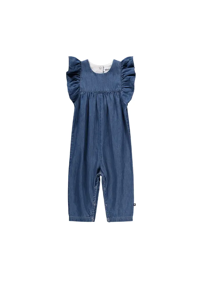 Fifi Buksedragt   Mid Blue Wash   80 fra Molo