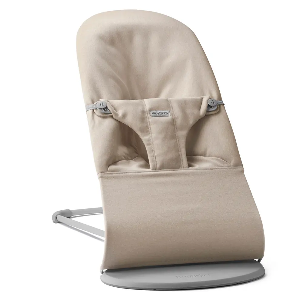Skråstol Bliss Vævet Mélange, Lys Beige fra Babybjörn