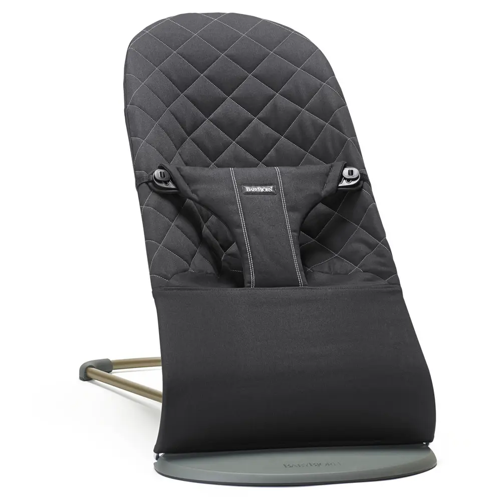 Skråstol Bliss Vævet Kl. Quilt   Sort Mørkegrå fra Babybjörn