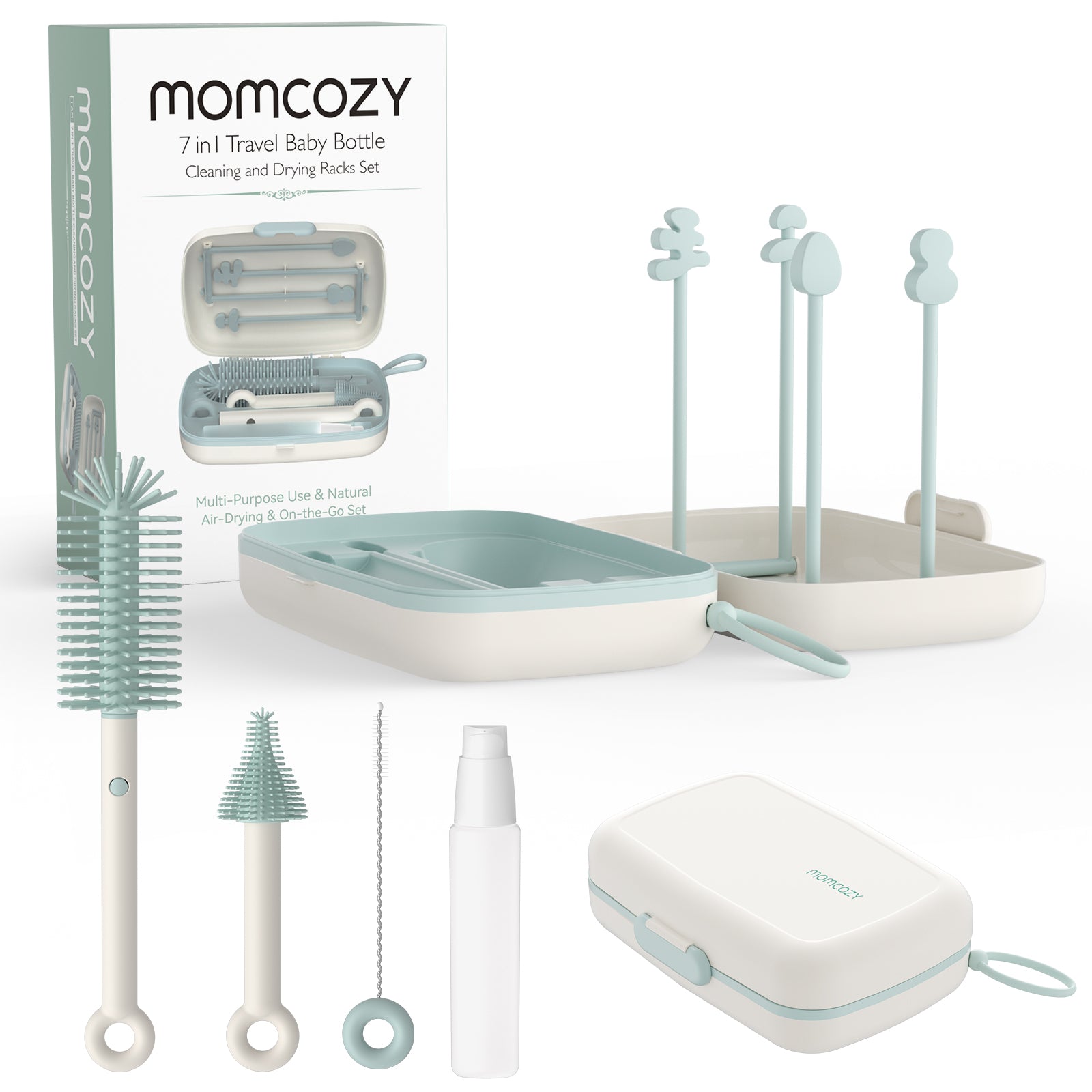 7 I 1 Rengøringssæt   Grøn fra Momcozy