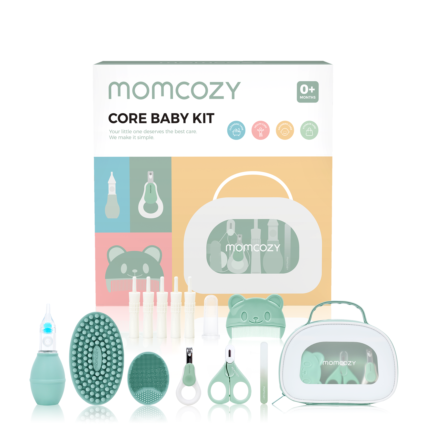 Alt I én Core Baby Sæt fra Momcozy