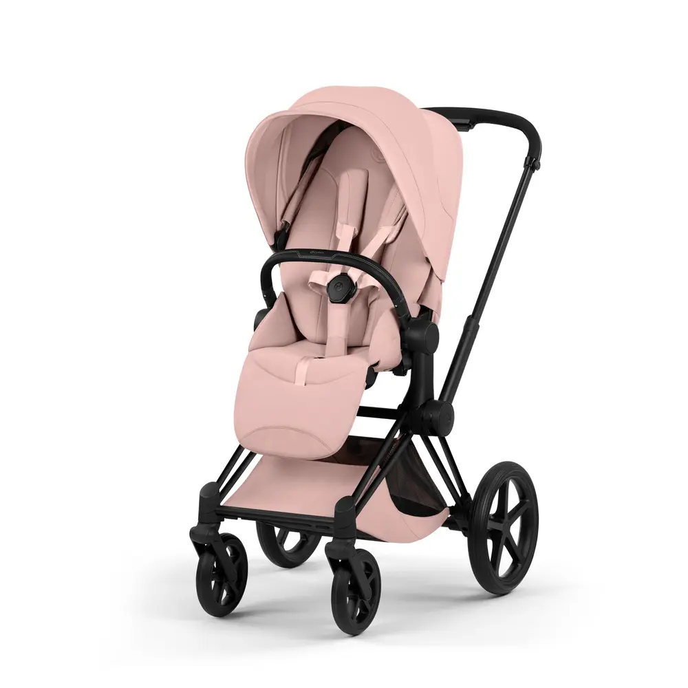 Priam Klapvogn   Style   Peach Pink Matt Black fra Cybex