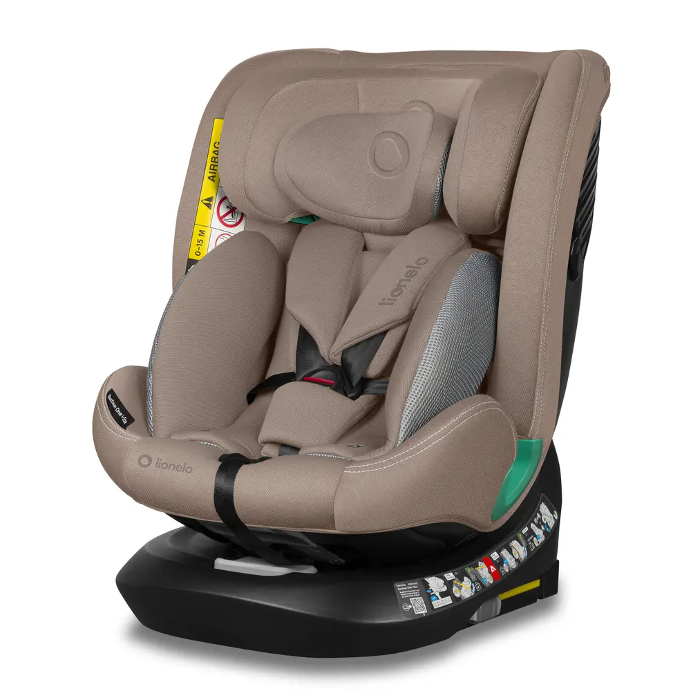 Bastiaan One I Size Autostol   Beige Sand fra Lionelo