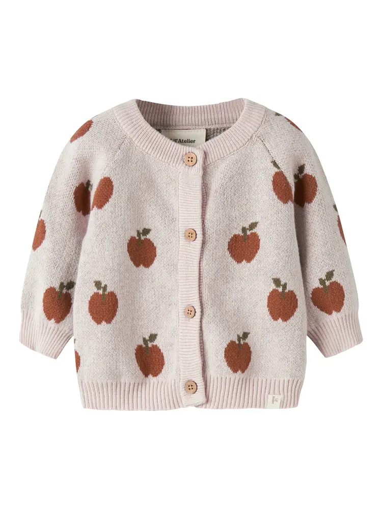 Lulio Cardigan   Hushed Violet   80 fra Lil' Atelier