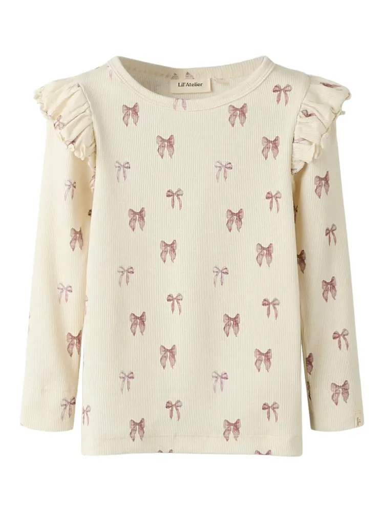 Gavo Eko Bluse   Turtledove   92 fra Lil' Atelier