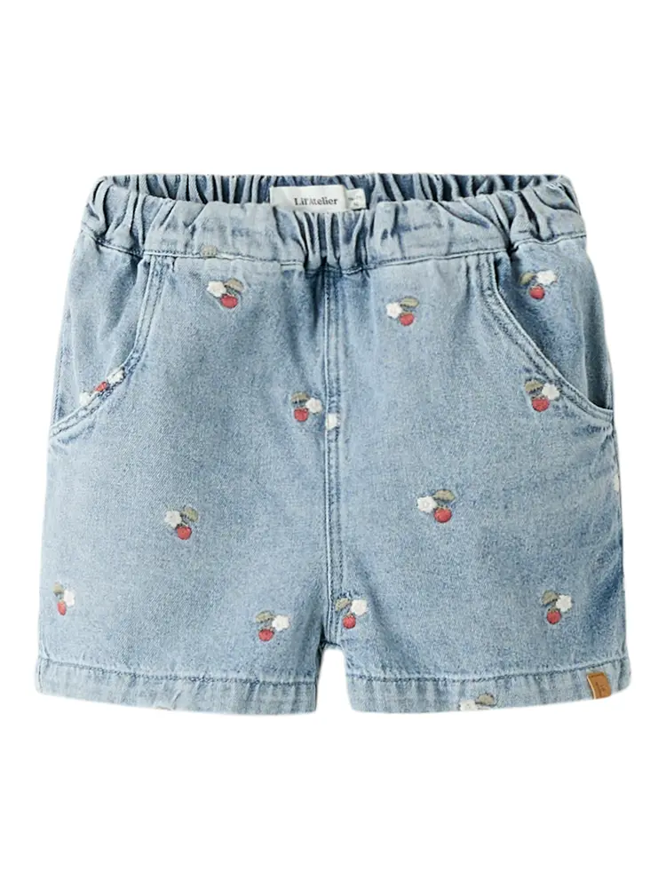 Funda Shorts   Medium Blue Denim   98 fra Lil' Atelier