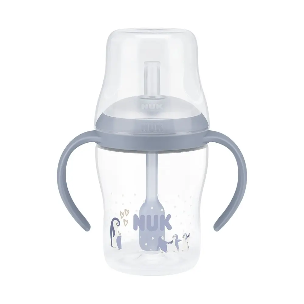 Perfect Match Learner Bottle Straw 150 Ml   Penguin fra Nuk