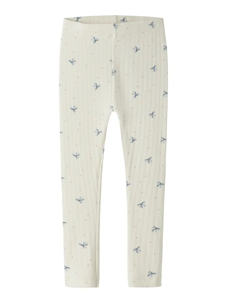 Kathlen Slim Leggings Antique White 92 fra Name It