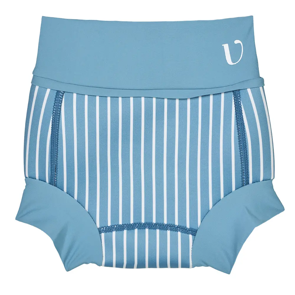 Badeble Neopren Striped Blue Shadow 2 3 år fra Vanilla Copenhagen