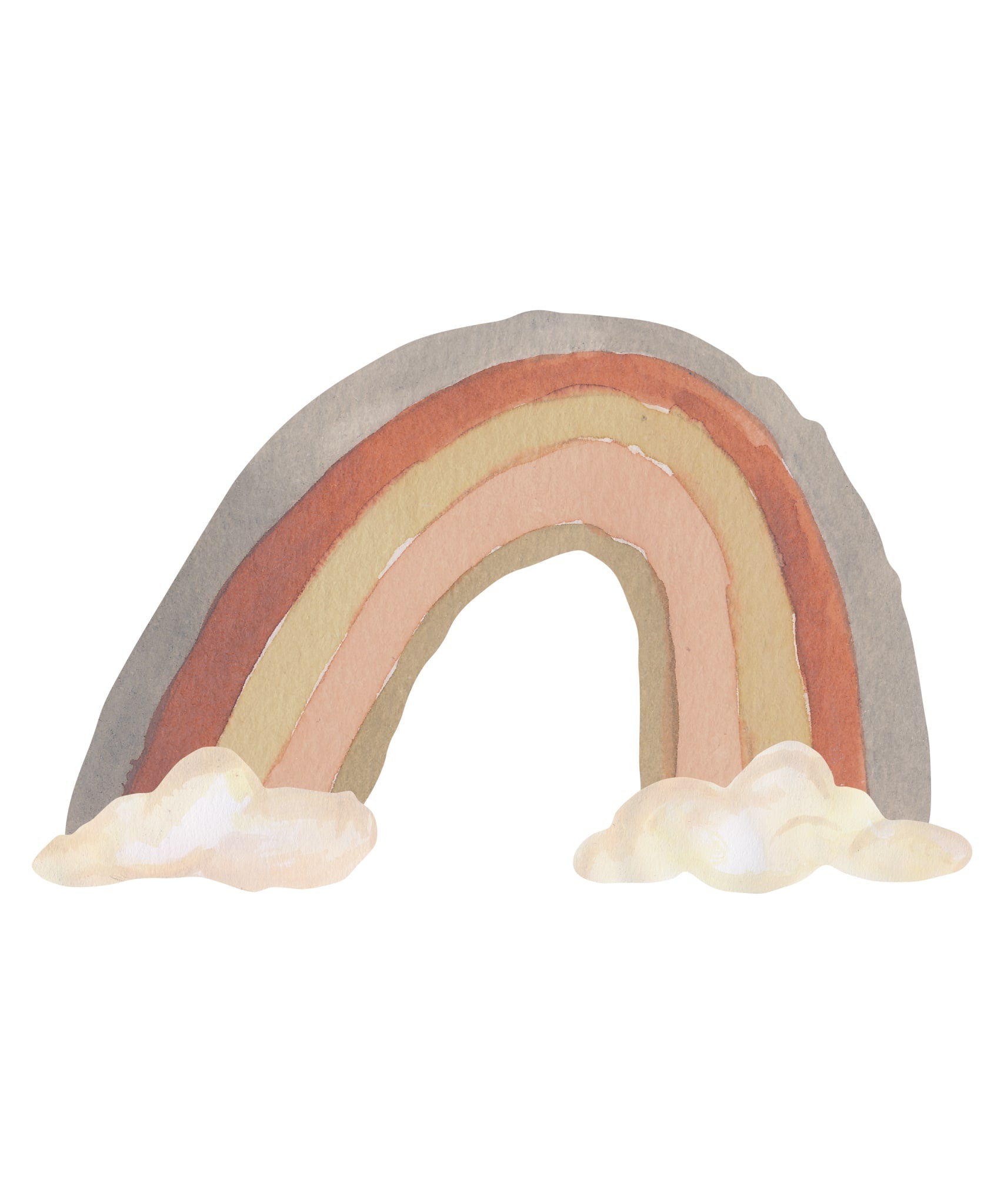 That's Mine   Wallsticker Rainbow Small   Grey Tones fra That's Mine