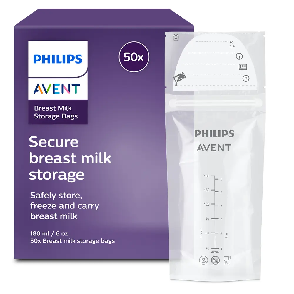Opbevaringsposer Til Brystmælk 50 Stk fra Philips Avent