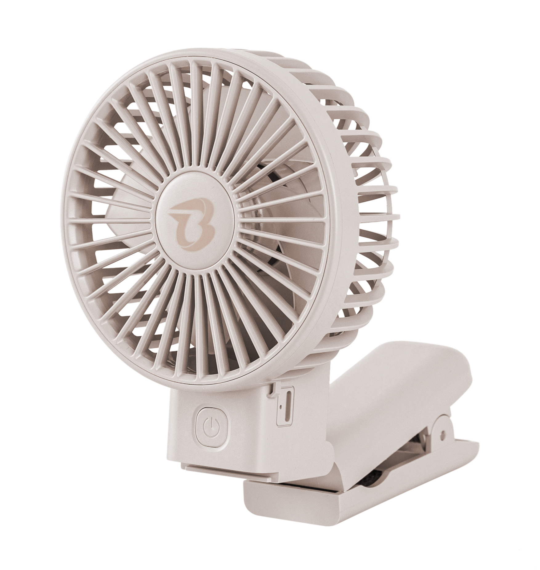 Ventilator T Klap  & Barnevogn Genopladelig   Beige fra Titaniumbaby