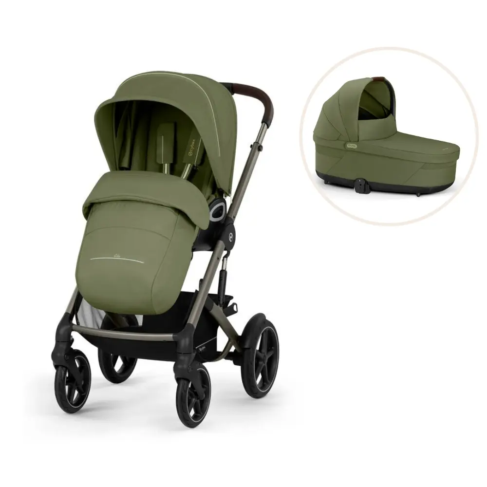 Talos S Lux 2026 Inkl. Liggedel Moss Green fra Cybex