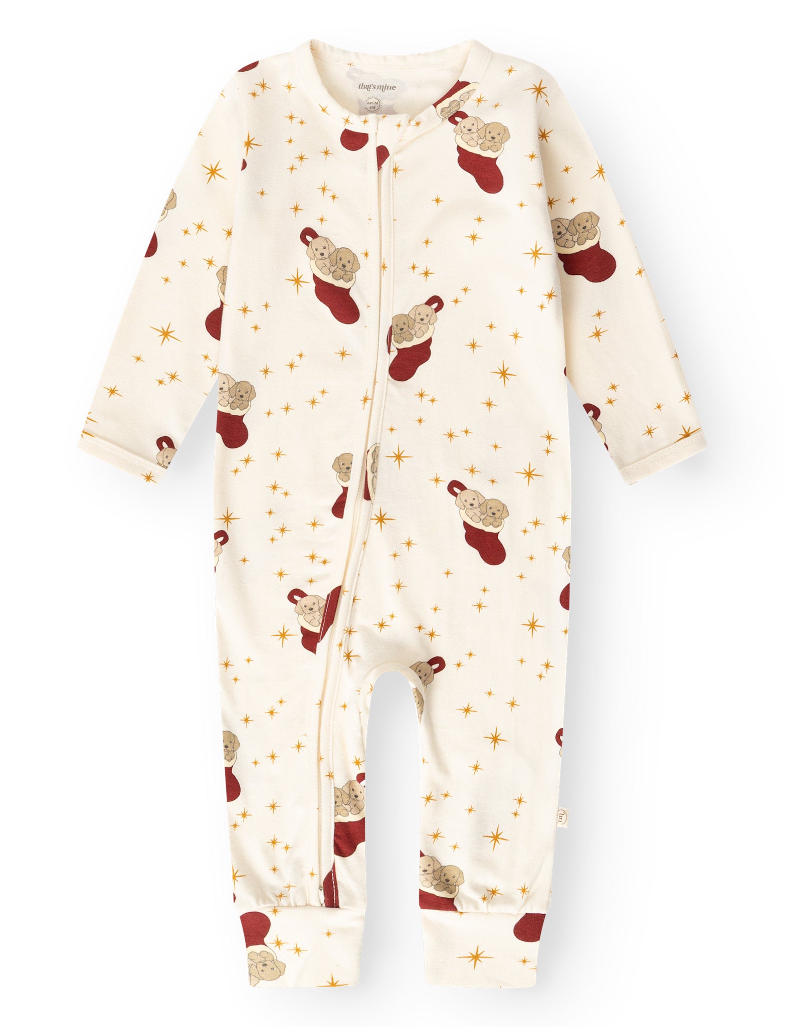 That's Mine   Elliotte Onesie   Holiday Puppy   56cm   1m fra That's Mine
