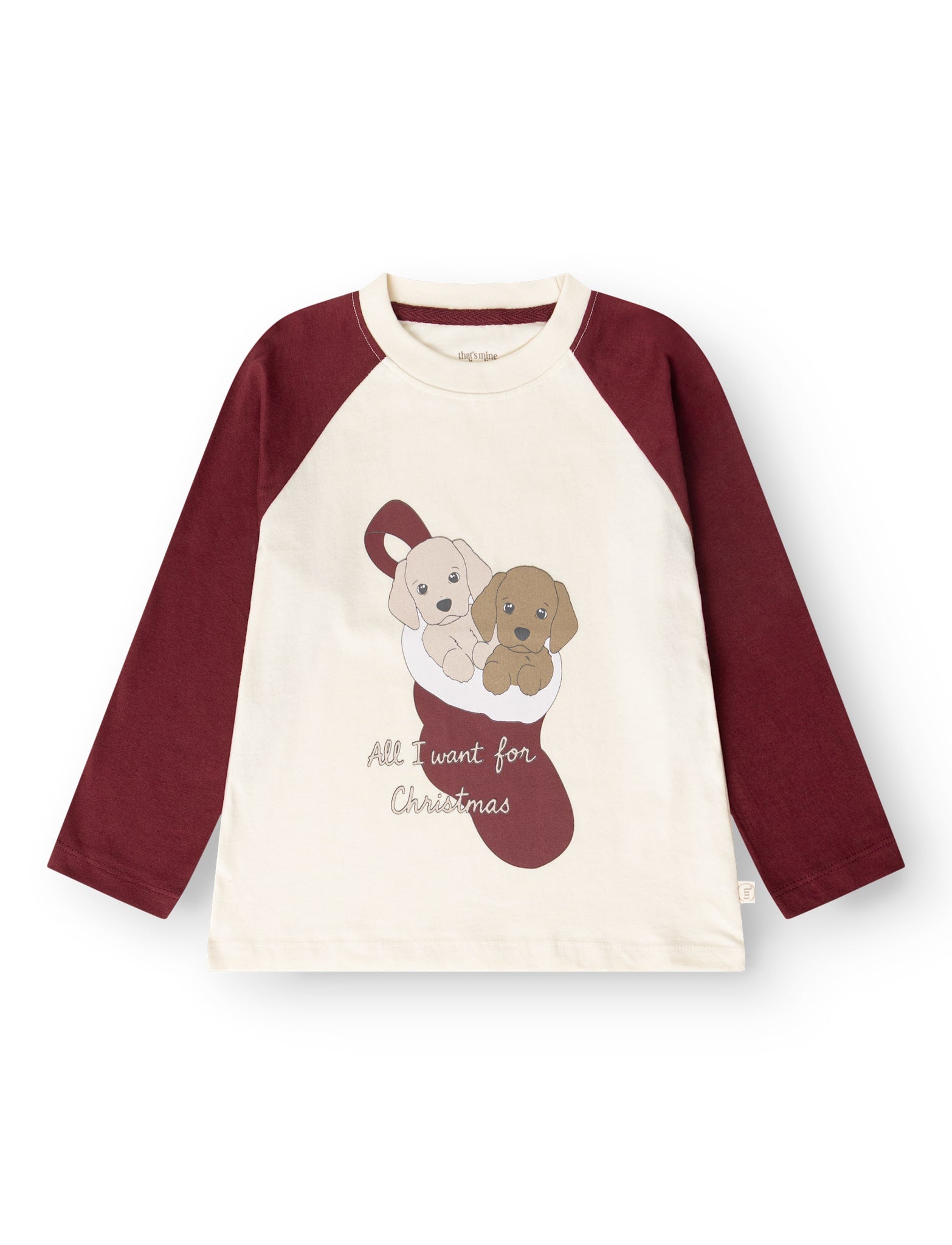 That's Mine   Safi T Shirt   Holiday Puppy   80cm   12m fra That's Mine
