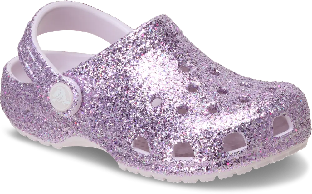 Classic Chunky Glitter Clog K   Grape Ice   29 30 fra Crocs