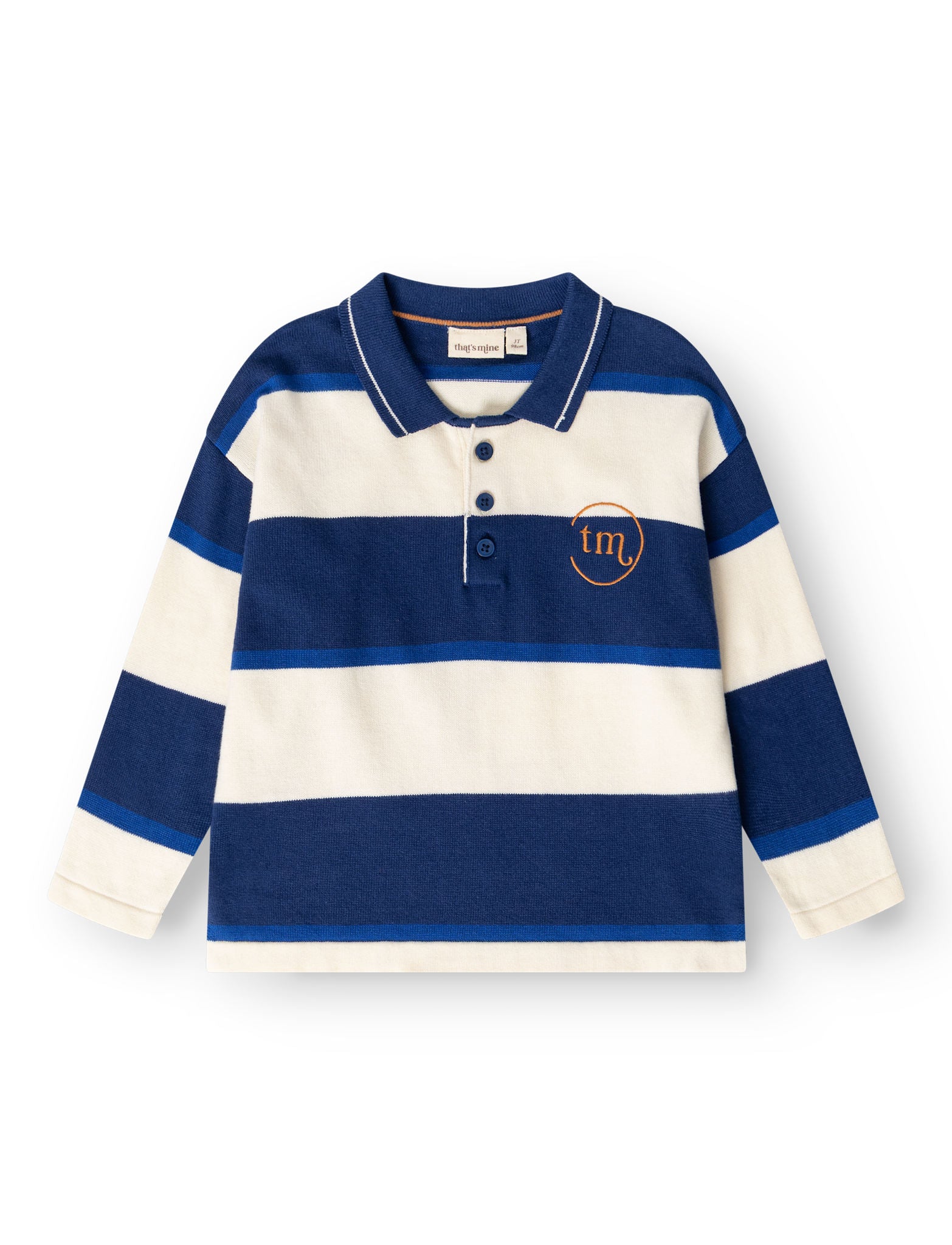 That's Mine   Vagnar Sweater   Blue Stripe   74cm   9m fra That's Mine