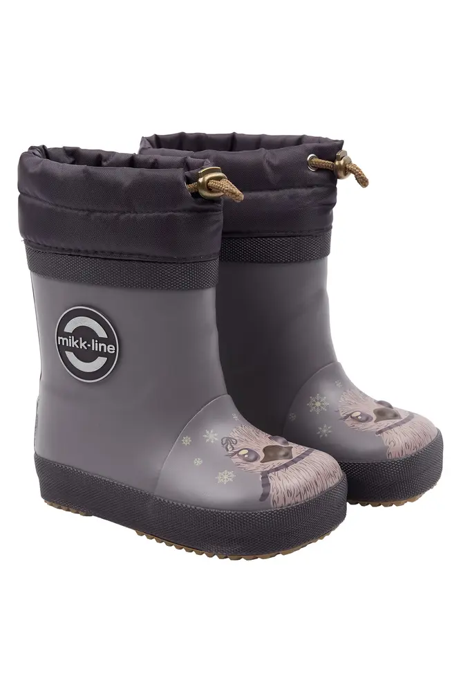 Mikk Line Barefoot Vintergummistøvle 3d   Shark   29 fra Mikk-line