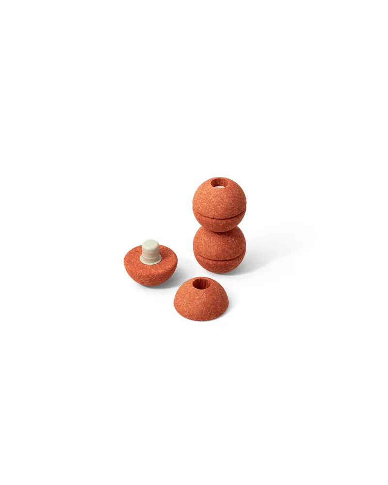 3x Skumbolde   Burnt Orange   Dusty Green fra Modu