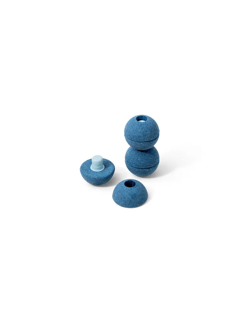 3x Skumbolde   Deep Blue   Sky Blue fra Modu
