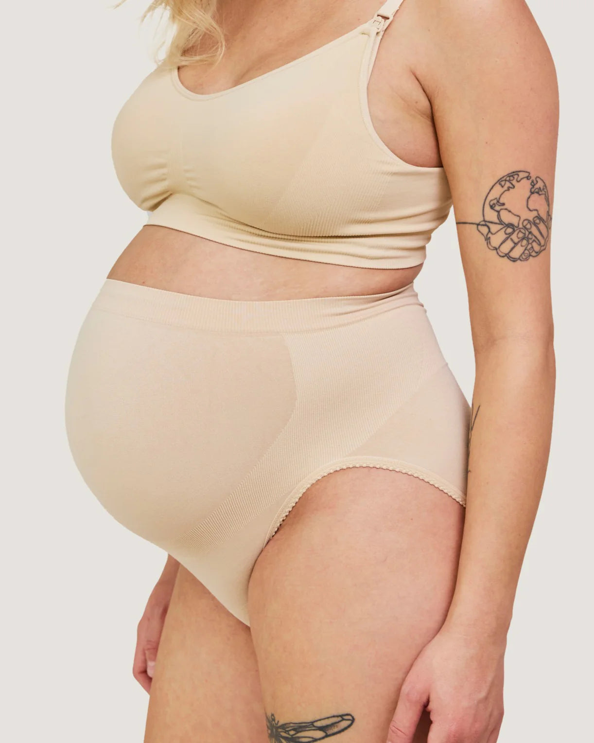 Graviditetsstøttetrusser   Beige   M fra Carriwell