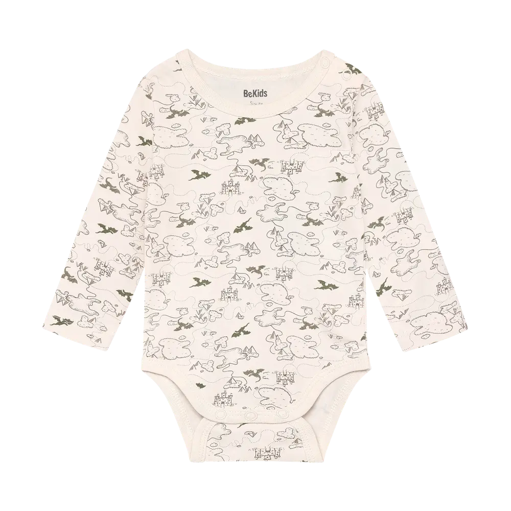 Langærmet Body   White Sand   60 fra Bekids