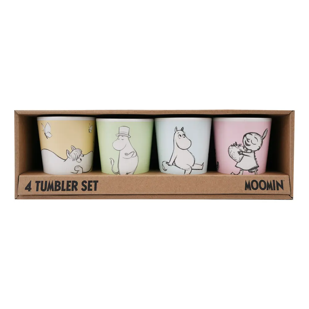 Moomin   Tumbler Set   4 Dele fra Barbo Toys