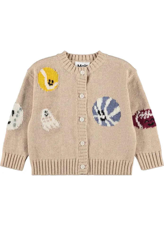 Breeze Cardigan   Fuzz Ball Sandy   68 fra Molo