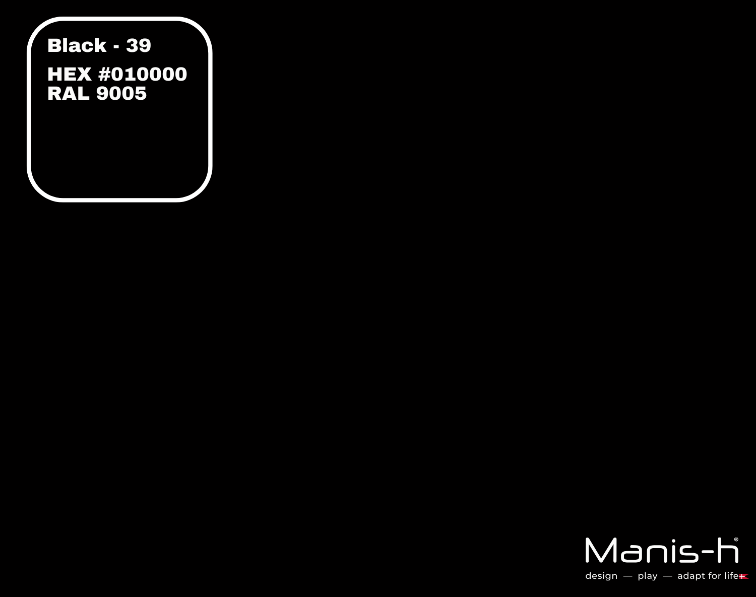 Manis H Sengehest Classic    Sort   160 Cm fra Manis-h