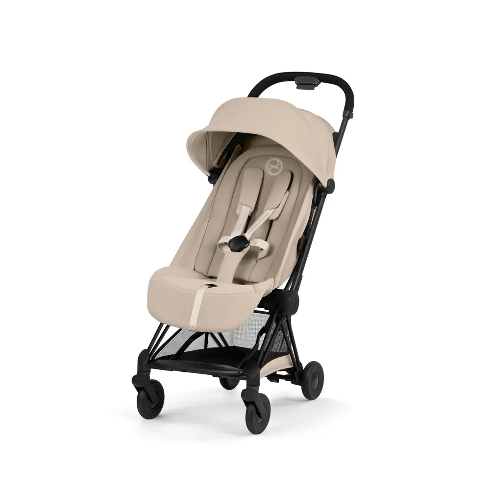Coya Klapvogn   Matt Black Cozy Beige fra Cybex