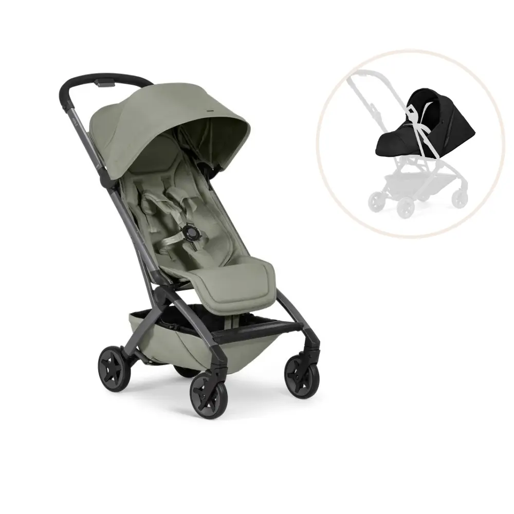 Aer2 Klapvogn Inkl. Nest To Seat   Sage Green fra Joolz